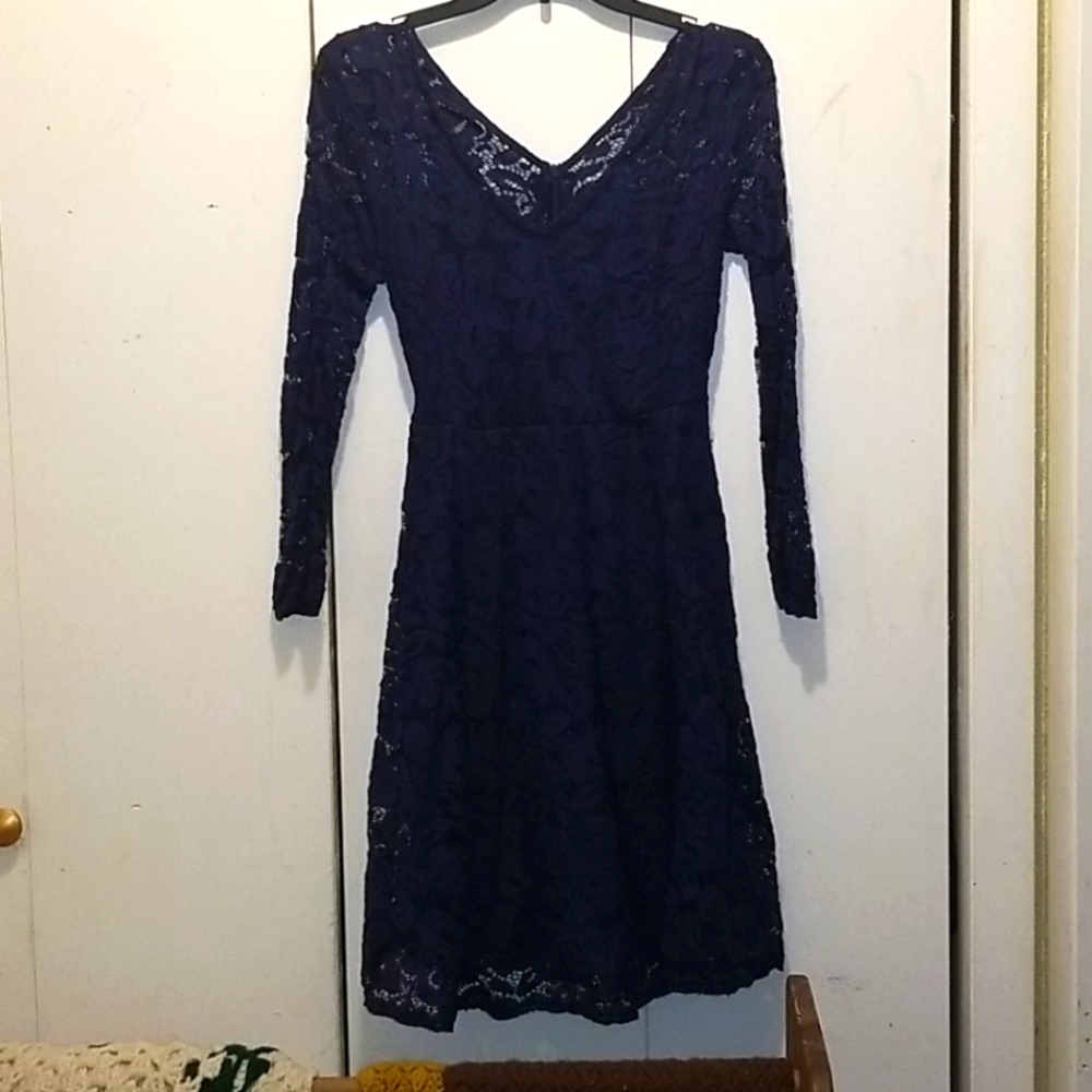 Size S Navy Blue dress
